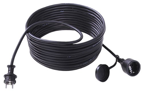 Preisvergleich Produktbild Bachmann 343.170 Schutzkontaktverlängerung H07RN-F 3G1,50 Länge 5,0m schwarz