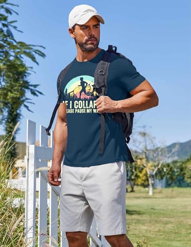 Funny Running Shirt Men: If I Collapse Please Pause My Watch Short Sleeve Tee Marathoner Tshirt Gift for Runners4