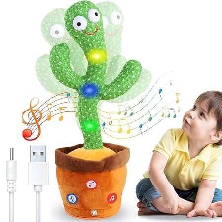IRQA Talking Cactus Baby Toys for Kids Dancing Cactus Toys Can Sing Wriggle & Singing Recording Repeat What You Say Funny Education Toys for Children (Style_2 (B0DF81P783) Amazon Price History, Amazon Price Tracker