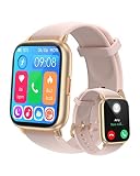 RUIMEN Smartwatch con Llamadas,Reloj Inteligente Haga Reciba Llamada y Asistente Voz, Smartwatch Mujer Hombre con Podómetro Oxígeno Sanguine Impermeable...