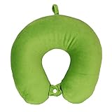 CHDN Travel Pillow Cute Comfortable&Washable Neck Pillow for Airplane Travel Office(Gre)