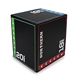 NORTHERN Plyometric Jump Box Wood Plyo Box Premium Exercise Step Power Strength Cross Training Home Gym Fitness Workout Equipment Aerobic Platform Jump Training 3 in 1 Wooden Plyobox