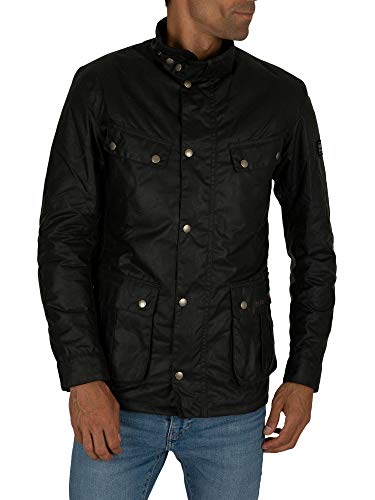 Barbour International Men's Duke Wax Jacket - Sage - L - Green