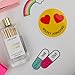 Chez Gagné Glass Bottle Safety Matches (40ct) - Funny Matches with Colorful Match Tips - Matches in Glass Bottle, Gold Lid - Gift for Candle Lovers, Candle Accessories (Manifest That Sh*t - White)