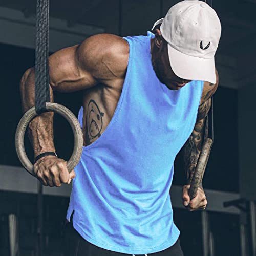 Image of COOFANDY Men Workout Tank Top 2 Pack Gym Bodybuilding Sleeveless Muscle T Shirts