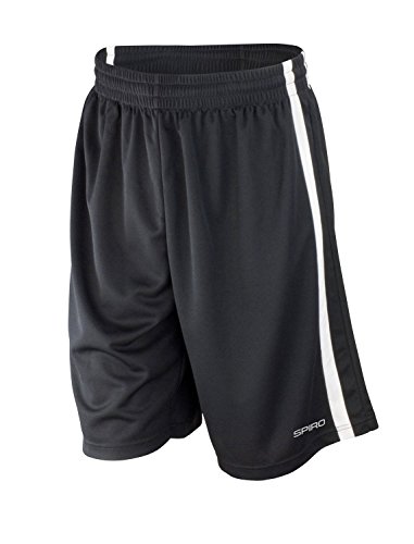 Preisvergleich Produktbild Spiro Basketball Quick Dry Shorts - Black / White - 4XL