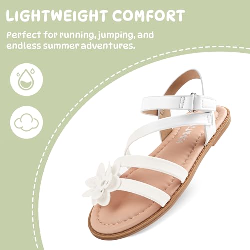 Wulubaba Toddler Girls Sandals Open Toe Dress Sandals for Kids by Wulubaba - Used condition - Image 6