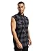 Produktbild Brandit Checkshirt Sleeveless, Black-Grey, M