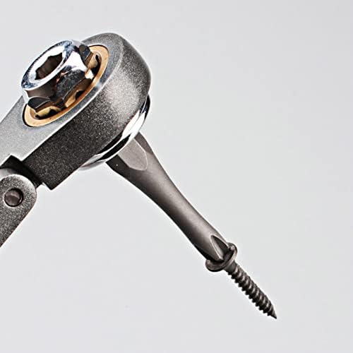 VIGAN Multifunctional Ratcheting Socket Wrench Set Box End Wrench Metric With Adapter Socket Screwdriver Wrench Kit Garden Tool