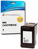 3 Jahre Garantie Printing Pleasure Tintenpatrone kompatibel zu HP 337 für Photosmart 2500 2570 2573 2575 C4110 C4180 D5155 8049 8050 DeskJet D4160 5940 6980 Officejet 6300 6310 6313 6315 - Schwarz, hohe Kapazität