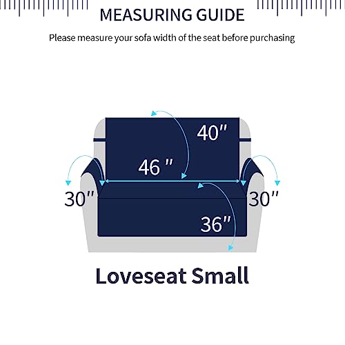 Fandyacke Capa reversível para sofá capa de sofá protetor de móveis para cães (namoradeira, azul mar