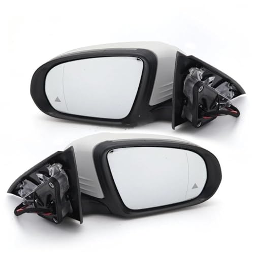 サイドドアミラーアセンブリ ヒーター付きブラインドスポットライトウィング カーアクセサリー に適合するベンツ GLC X253 GLC250 GLC300 2016-2022用 スタイリング(1 pair)