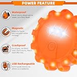 6 Pack USB Rechargeable LED Road Flares Emergency Lights - Image 4