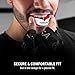 Hayabusa Combat Sports Mouth Guard Youth, Kids and Adult Sizes Comes with Case - White/Red, Adult