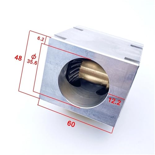 Dirección en ángulo para ajustar ejes de 12mm con reductor de velocidad 90° 7