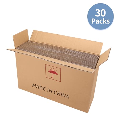 Boîtes d'expédition blanches résistantes et protectrices Hoikwo 30 pcs
