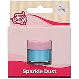 Polvos brillantes de color azul Pacífico para añadir detalles brillantes a las decoraciones de pasteles, fondant o pasta de goma, como flores, lazos y cintas.