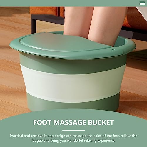 Beaupretty spa de pies plegable multiusos silicona miniatura 4