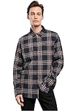 Checked Campus Shirt darkblue/rustred S