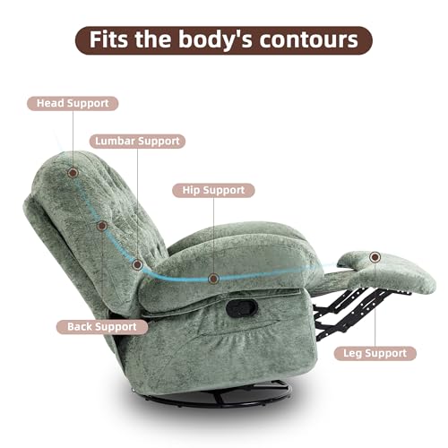 Sillón Plegable Chenille Verde miniatura 5