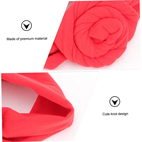 BESPORTBLE Elastic Red Bowknot Headband for Soft Cotton Hair Hoop Hair Accessories for Childrens Parties Birthdays Halloween and Daily Wear4