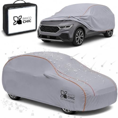 Brico Chic Telo Antigrandine SUV Taglia S/M, Imbottitura 6mm, Copriauto Esterno...