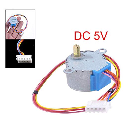 Yohii 2Pcs 28Byj-48-5V 4 Phase 5 Wire Dc 5V Gear Step Stepper Motor- (G7.23) #TOP1