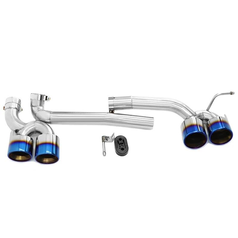 Embout pot d'échappement style M3 bleu pour sublimer votre BMW F30 F31 lors des rassemblements