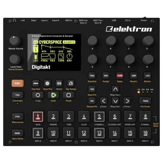 Elektron Digitakt 8-Track Drum Computer and Sampler