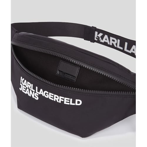 KARL LAGERFELD JEANS Bumbag ligera de nylon resistente con un compartimento 3