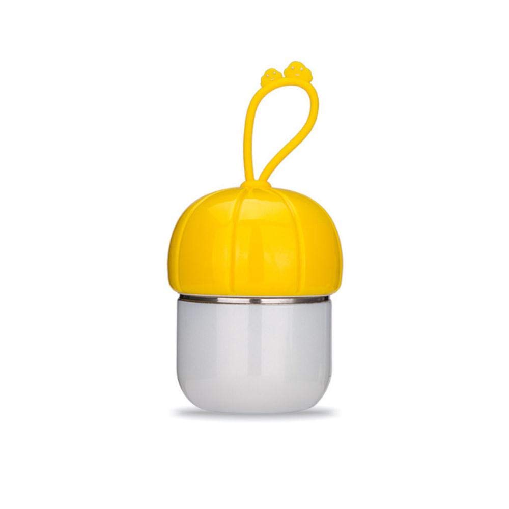 FISISZ Hoomall 160ML Portable Vacuum Flask Mini Cute Thermos Cup For Child Stainless Steel Insulated Thermo Cup Drinkware Thermocouple,orange