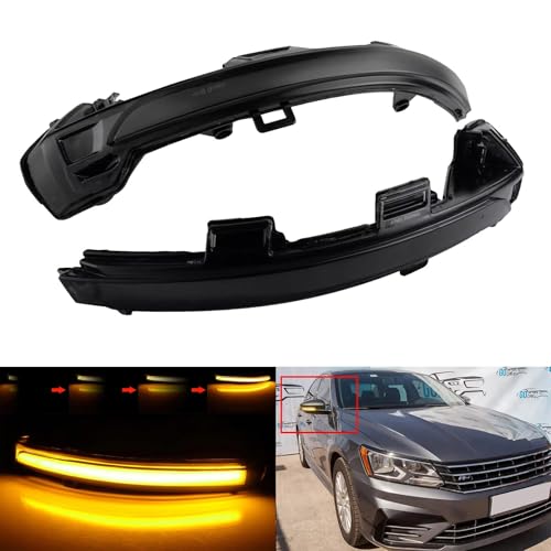 Intermitente de espejo retrovisor LED dinámico para indicador Passat B8 3G2 2