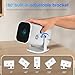 [180°Adjustable Stand] [Electric Focus] [Built-in Speaker] Mini Projector With Bluetooth,Projector for Bedroom, Native 1080P, Compatible 4K, Compatible with Android/iOS/TV Stick/PS5/Laptop/HDMI/USB
