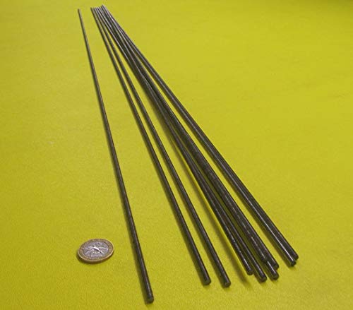 Steel Fully Threaded Round Rod, RH, 8-32 Diameter x 36" Length, 10 Pcs.