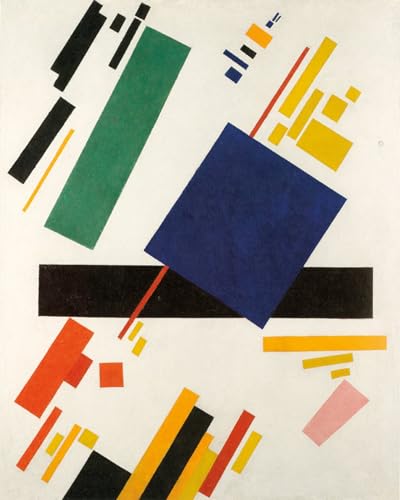 Cuadro abstracto Malevich de 60x90cm para dar un toque vanguardista al dormitorio