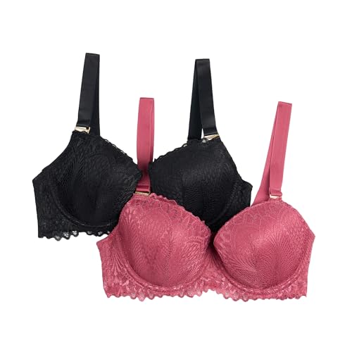 Soutien-gorge push-up noir et chair BCBGMAXAZRIA lingerie dentelle