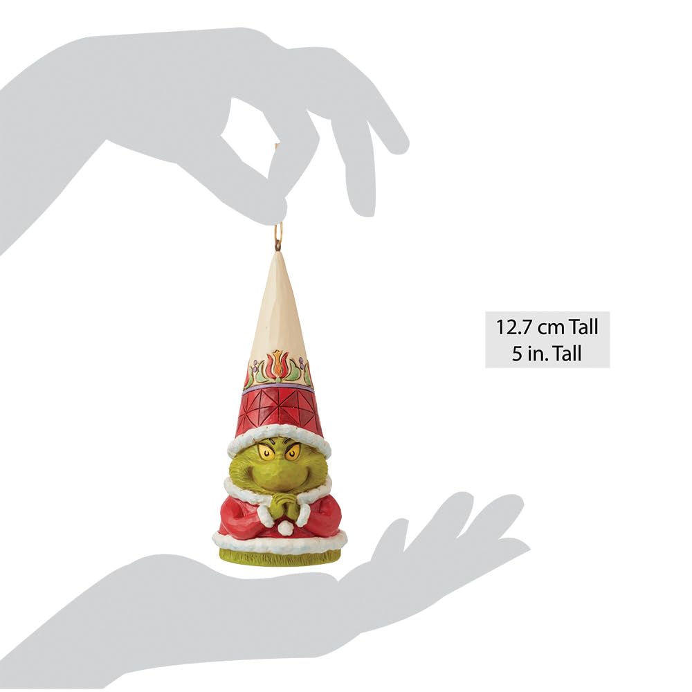 Jim Shore Grinch With Hands Clenched Ho Hanging Ornament, Multicolor, 4.75 In H X 2.25 In W X 2.25 In D - Image 3