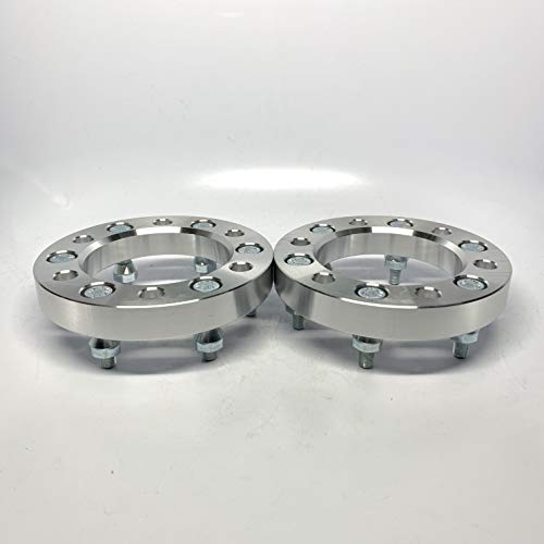 Customadeonly 2 Pieces 1" 25Mm Wheel Spacers Bolt Pattern 6X5.5 To 6X5.5 6X139.7 Center Bore 108Mm Thread Pitch 7/16" Studs #TOP2