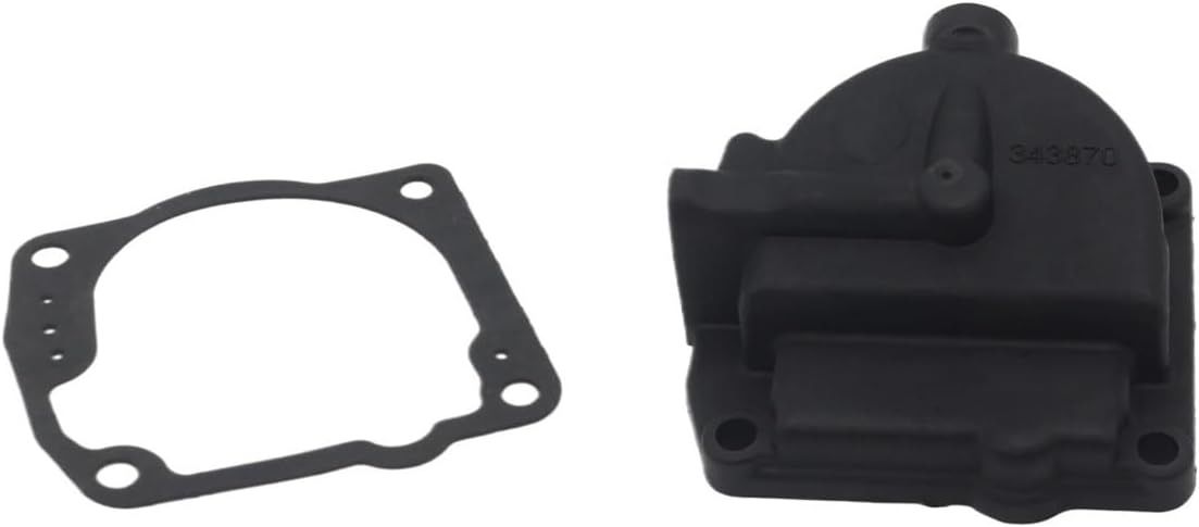 6 Set Carburetor Float Chamber Carbon Bowls 60° With Gasket Fit For 90-175HP 0433000 343870