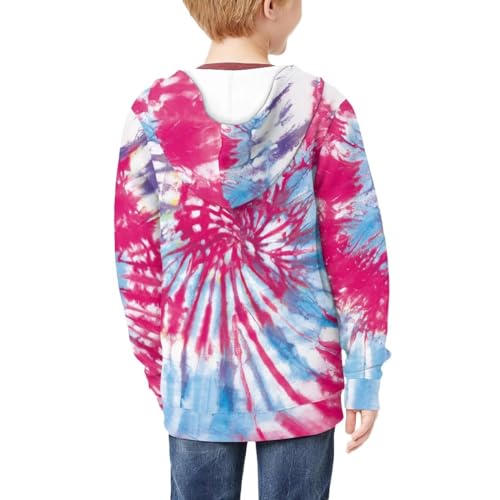 Hawapod Sweatshirt Pockets Zip Up Hoodie Casual Long Sleeve Loose Outerwear For Boys Girls 6-16 Years4