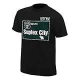 DABU Men's Brock Lesnar Suplex City T-Shirt Black Large