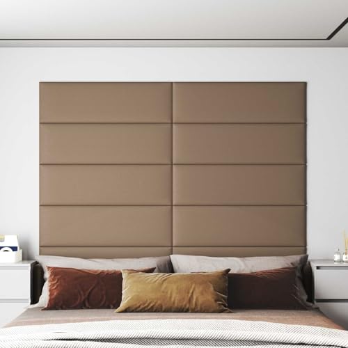 Mokuyary - Cabecero de cama (90 x 30 cm, 12 piezas, tela para cama, decoración de dormitorio
