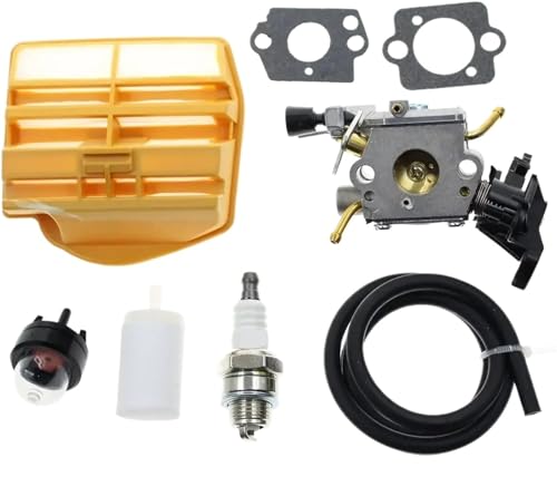 Carburateur pour Husqvarna 445 et 450 avec kit filtre à air complet