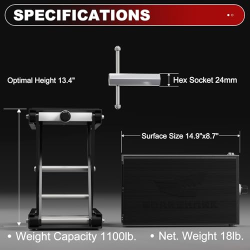 SOARSHARK Aluminum Scissor Lift Jack