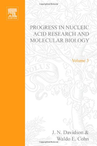 PROG NUCLEIC ACID RES&MOLECULAR BIO V3, Volume 3: Unknown, Author ...