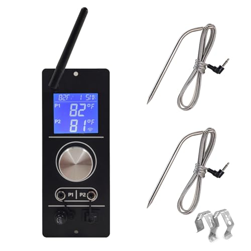 WiFi Replacement PID Controller for Camp Chef Gen 2 Pellet Grills - Compatible with PG24-82, SG24, XT24, DLX, Woodwind Classic - App Control, Dual Meat Probes & Adjustable Smoke Setting