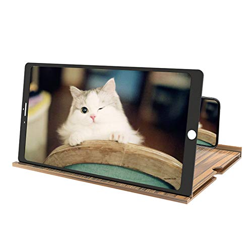 ConBlomi 12 Zoll Handy-Bildschirmlupe, Augenschutz 3D HD Vergrößerung Projektor Bildschirm Vergrößerung Cover