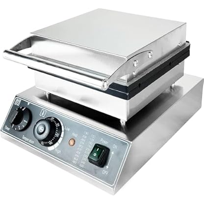 Weizenstängel-Waffel-Maschine Waffeleisen mit Antihaftbeschichtung, Fettauffangrille Kommerzielle elektrische Weizenstängel-Waffelmaschine 30 * 36 * 24cm – Bild 4