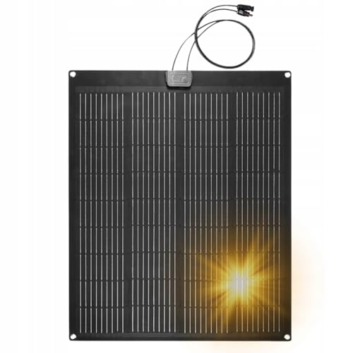Panneau solaire flexible 100W pour charger une batterie 12V sans encombrement