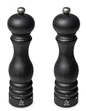 Peugeot Paris U'Select 9-Inch Pepper & Salt Mill Set, Graphite, Gift Boxed